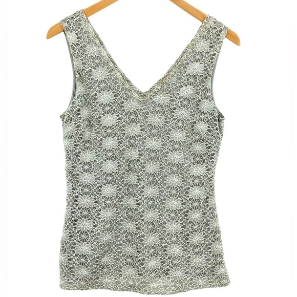 Banana Republic Lace Floral Tank Top | Size Small - Picture 7 of 7